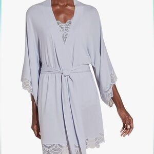 Eberjey Lace Sleeve Mariana Kimono